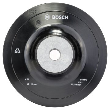 Bosch Fiber Zımpara Disk Tabanı M14 Flanş Dişli 125 mm - 1608601033