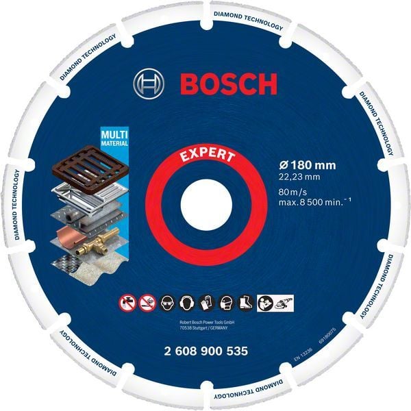 Bosch Metal Kesme Diski Diamond Metal Wheel 180x22,23 mm - 2608900535