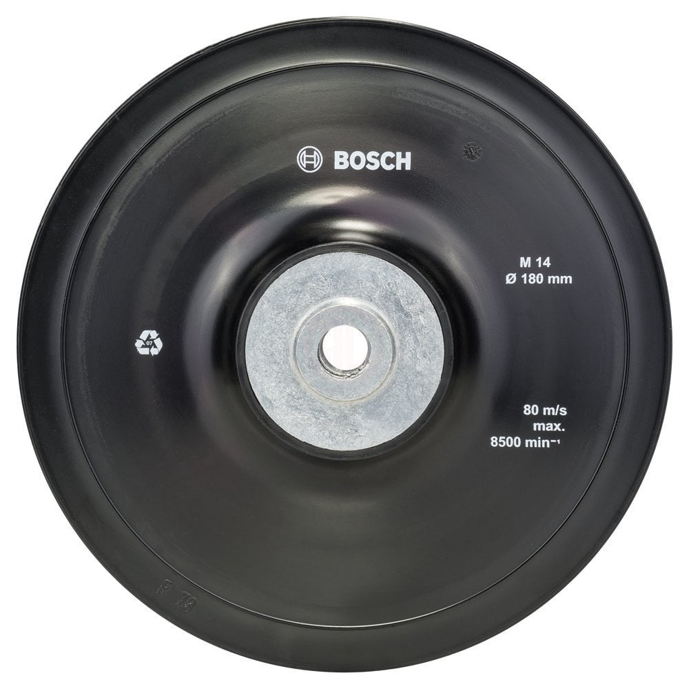 Bosch Fiber Zımpara Disk Tabanı M14 Flanş Dişli 180 mm - 2608601209