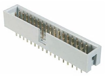 Assmann Pcb Konnektör 16 Pin Erkek Kilitsiz Düz, Header, 16 Contacts, Straight, Pitch 2.54Mm X 2.54Mm (Awhw 16G-0202)