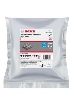 Bosch Seramik Fiber Zımpara Disk R781 Prisma 100 mm 60 Kum - 2608621789