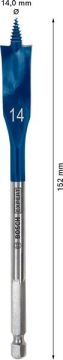 Bosch Ahşap Matkap Uç Expert SCS Yaprak HEX 14x152 mm - 2608900314