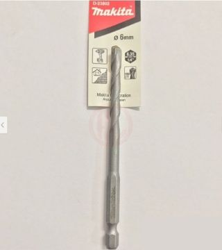 Makita Altıgen Bağlantılı 1/4 İnç Delici Elmas Matkap Ucu 6x100 mm (D-23802)