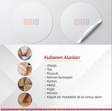Brio Çok Amaçlı Ahşap, Tekstil, Plastik, Kauçuk Yapıştırma Sprey Yapıştırıcı 400 Ml