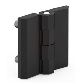 Mesan Yaprak Menteşe Zamak Siyah Boyalı 60X60 Mm Delikli
