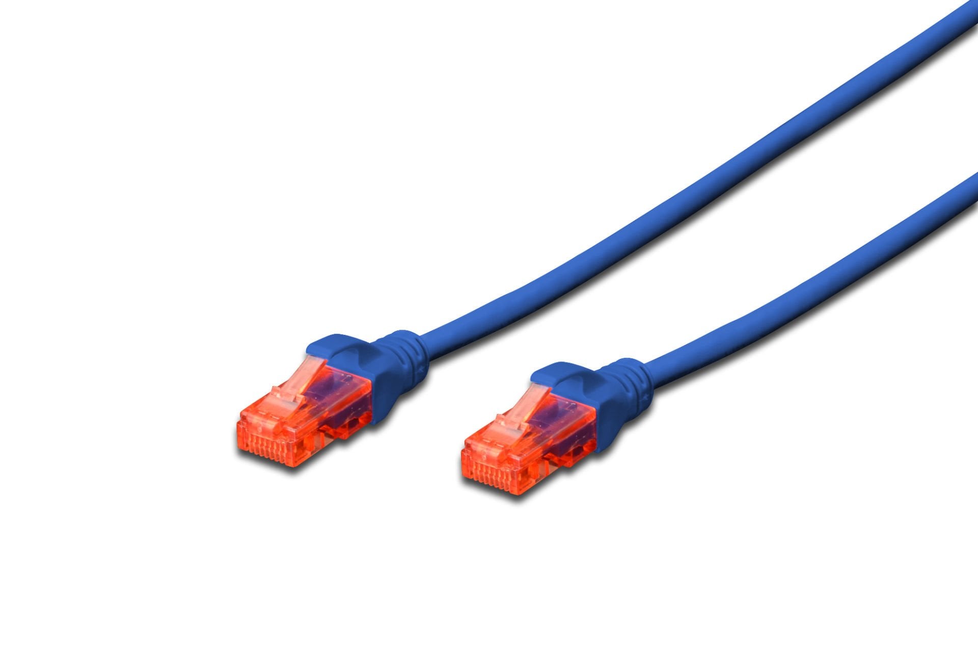 Assmann Digitus Patch Kablo, U-Utp, Cat. 6, 0,25 Mt, Awg 26/7, Cu, Lszh, Mavi Renk
