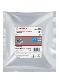 Bosch Seramik Fiber Zımpara Diski R782 Prisma 180x22,23 mm 80+ Kum - 2608621830