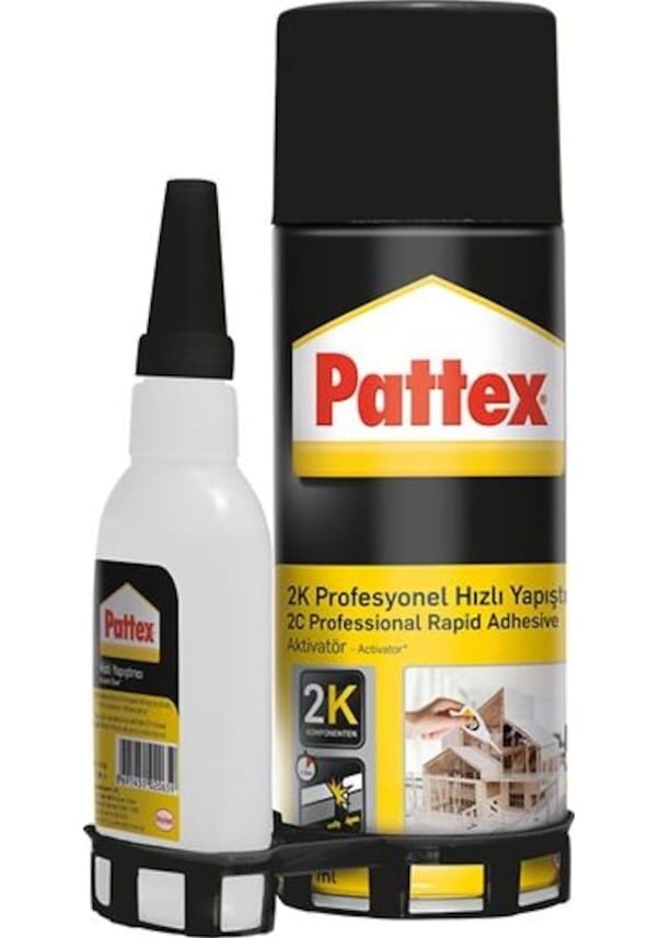 Pattex 2K Aktivatörlü Hızlı Yapıştırıcı 35 g+200 ml