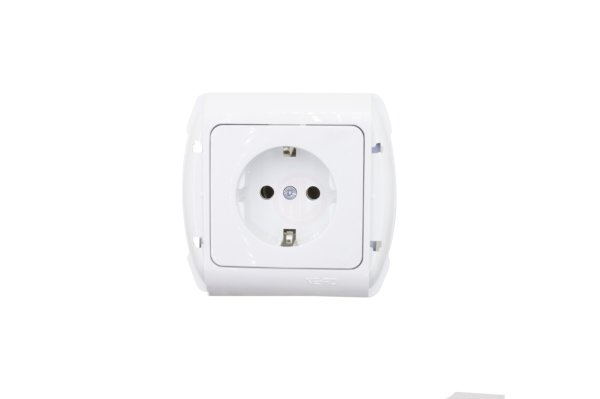 Ne-Ad Buglem Serısı Topraklı Prız Porselen - BS9908