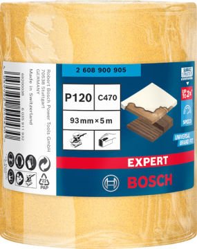 Bosch Expert Zımpara Kağıdı 93x5000 Mm 120 K 1 Li - 2608900905