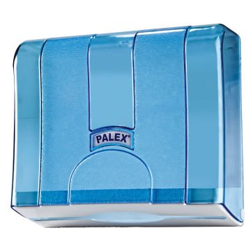 Palex Standart Z Katlı Kağıt Havlu Dispenseri Şeffaf Mavi - 3570-1