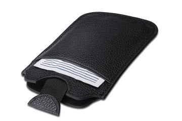 Assmann İphone 4 İpod Touch İçin Deri Kılıf, Siyah Renk, 12,5 Cm X 7,9Cm X 0,5Cm