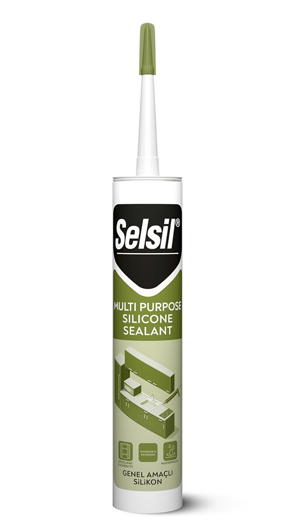 Selsil Genel Amaçlı Silikon 310 ml Beyaz