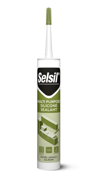 Selsil Genel Amaçlı Silikon 310 ml Beyaz