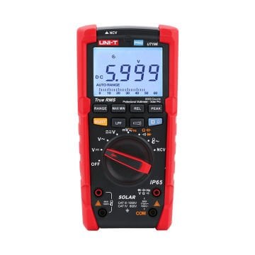 Uni-t Dc Solar 1700V True Rms Profesyonel Multimetre