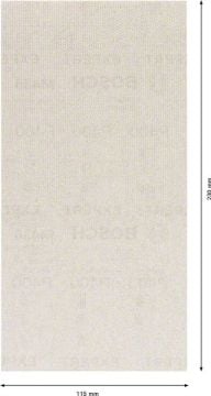 Bosch Ağ Zımpara Expert M480 115x230 mm 80 Kum (10 Adet) - 2608900761