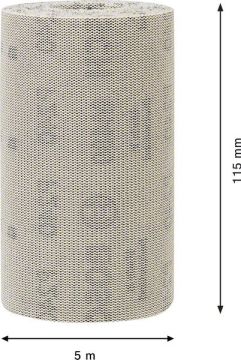Bosch Ağ Zımpara Expert M480 115x5000 mm 240 Kum - 2608900791