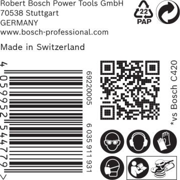 Bosch Expert Zımpara Kağıdı 93x186 120 Kum 8 Delikli 10 Lu Paket (2608901139) - 2608901139