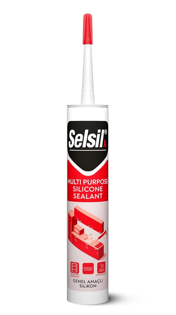 Selsil Genel Amaçlı Silikon 280 ml Şeffaf