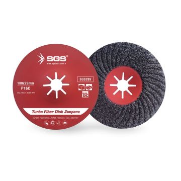 SGS 289 Turbo Fiber Disk Zımpara (180Mm)