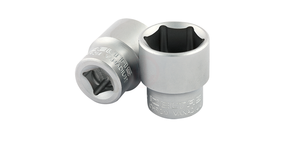 İzeltaş Altı Köşe Lokma Anahtar 3/8 İnç 22 mm