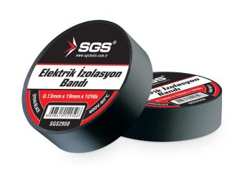 SGS 2950 Elektrik İzolasyon Bandı Siyah 19Mmx10Yrd