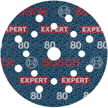 Bosch Aksesuar EXPERT O780 Foil Zımpara 125mm 80K 6 lı
