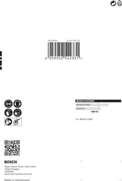 Bosch Expert Zımpara Kağıdı C470 115x107 240 Kum 6 Delikli 10 Lu Paket - 2608900895