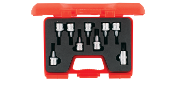 İzeltaş Lokmalı Torx Uç Takımı 1/2 İnç 60 mm 9 Parça