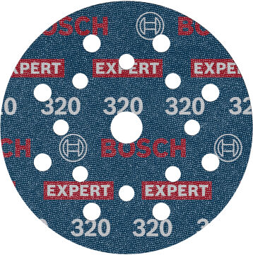 Bosch Aksesuar EXPERT O780 Foil Zımpara 125mm 320K 6 lı