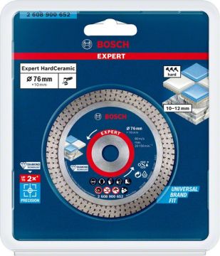 Bosch Elmas Kesme Diski Expert Hard Ceramic 76 mm - 2608900652