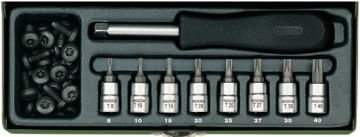 Proxxon Torx Tornavida Lokma Takımı 1/4 İnç (9 Parça) (23108)