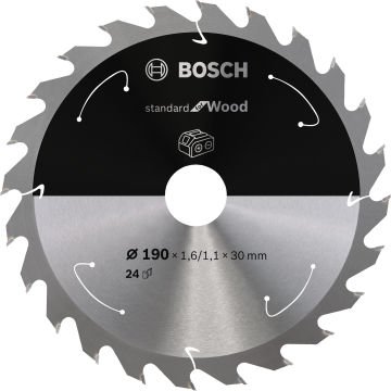 Bosch Daire Testere Bıçağı Standard For Wood 190x30 mm 24 Diş - 2608837708