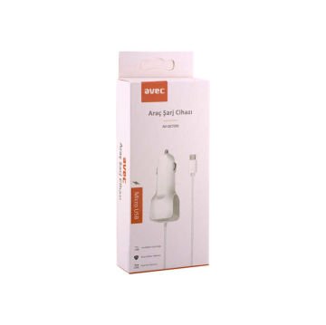 AVEC AV-QC7201 MICRO USB ARAÇ ŞARJ CİHAZI