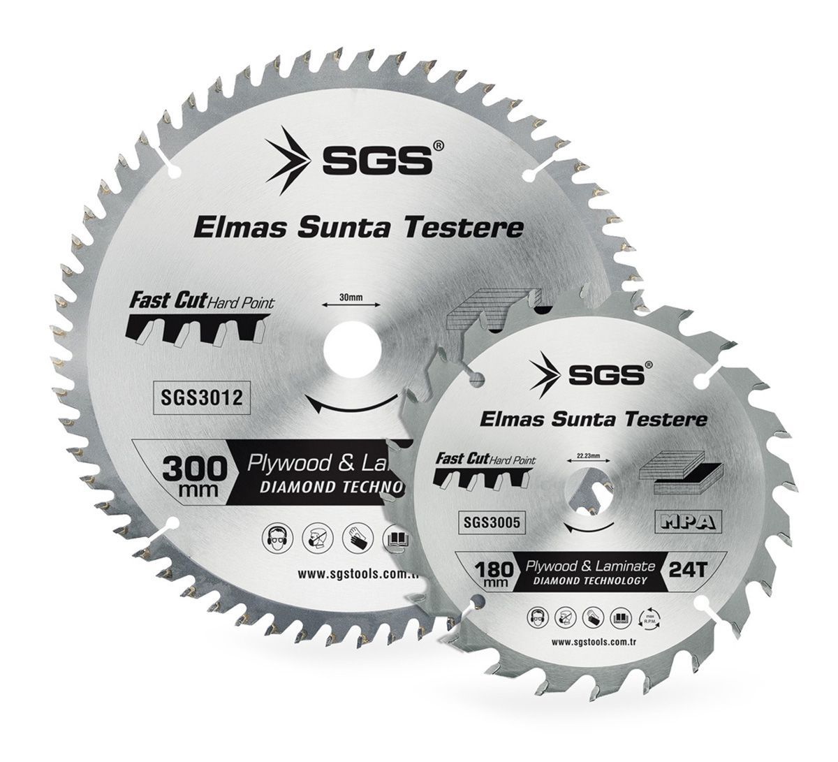 SGS 3008 Elmas Sunta Testere 185X40Tx30