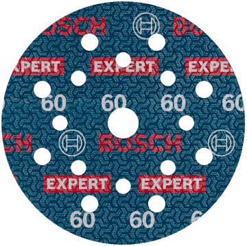 Bosch Aksesuar EXPERT O780 Foil Zımpara 125mm 60K 50 li
