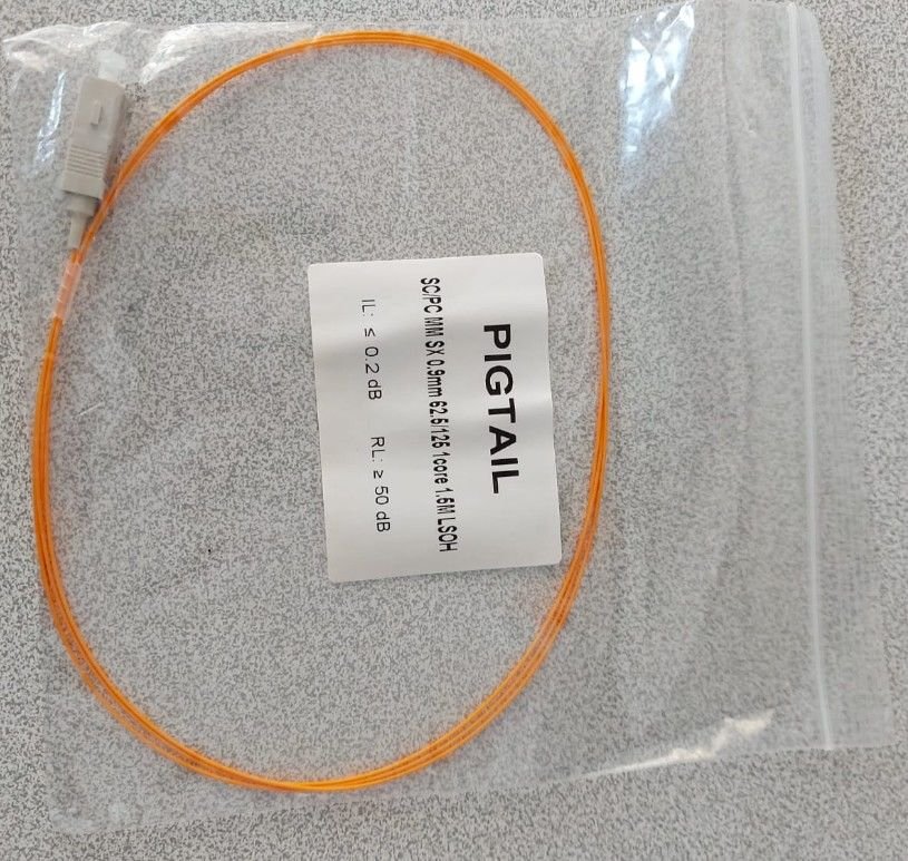 Oem Pigtail Sc Mm Sx 0.9Mm 62.5/125 1 Mt Lsoh
