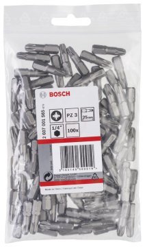 Bosch Vidalama Ucu Extra Hard PZ3x25 mm (100 Adet) - 2607001565