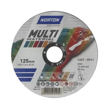 Norton Clipper C60T-115x1.0x22.23-T41 Nor-Multi Purpose Kesme Taşı