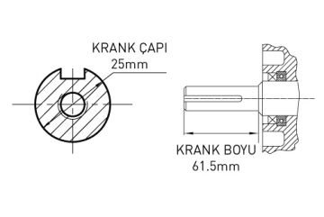 Kama By Reis Dizel Motor 10 Hp - KBRKDK186FAE