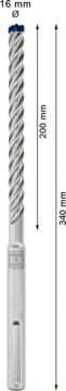 Bosch Kırıcı Delici Uç SDS-Max-8X Expert 16x340 mm (1 Adet) - 2608900214