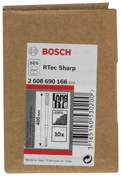 Bosch SDS Max LongLife Rtec Sharp Yassı Keski 400 mm (10 Adet) - 2608690166