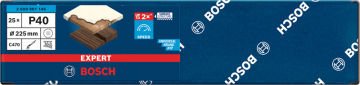 Bosch Expert Zımpara Kağıdı C470 125M 40 Kum 19 Delikli 25 Li Paket - 2608901146