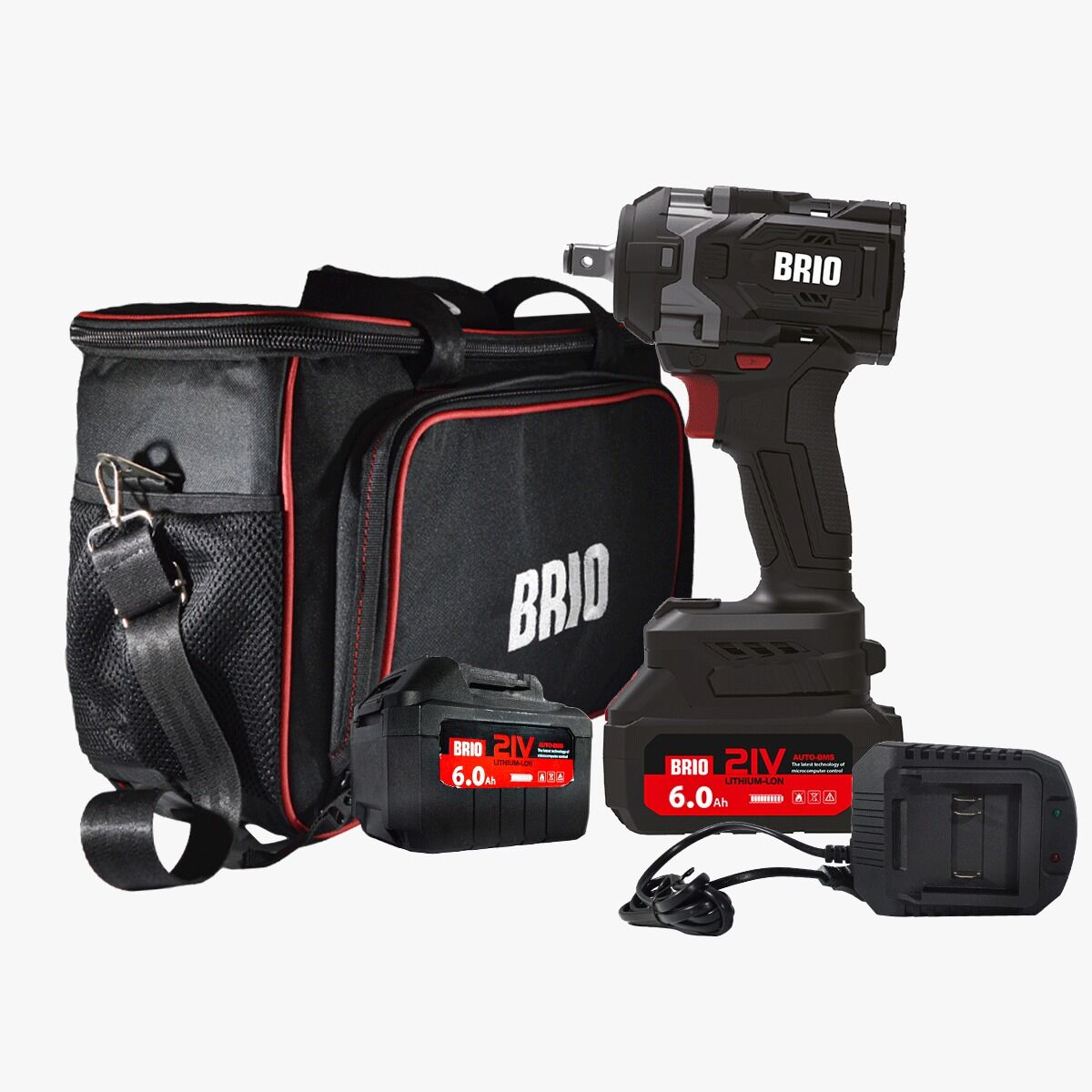 Brio Akülü Somun Sökme Çift Akülü 1/2 700 Nm 21V 4.0Ah 2,3 Kg