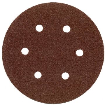 Nikon Alüminyum Oksit Cırtlı 6 Delikli Disk Zımpara 150 Mm 180 Kum - NIK33673