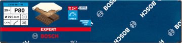Bosch Expert Zımpara Kağıdı C470 125M 80 Kum 19 Delikli 25 Li Paket - 2608901148