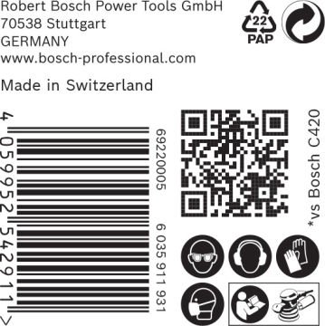 Bosch Expert Zımpara Kağıdı C470 125M 80 Kum 8 Delikli 50 Li Paket (2608900953) - 2608900953