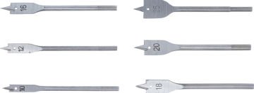 Bgs Düz Freze Matkap Seti 10 - 25 Mm | 6 Pcs