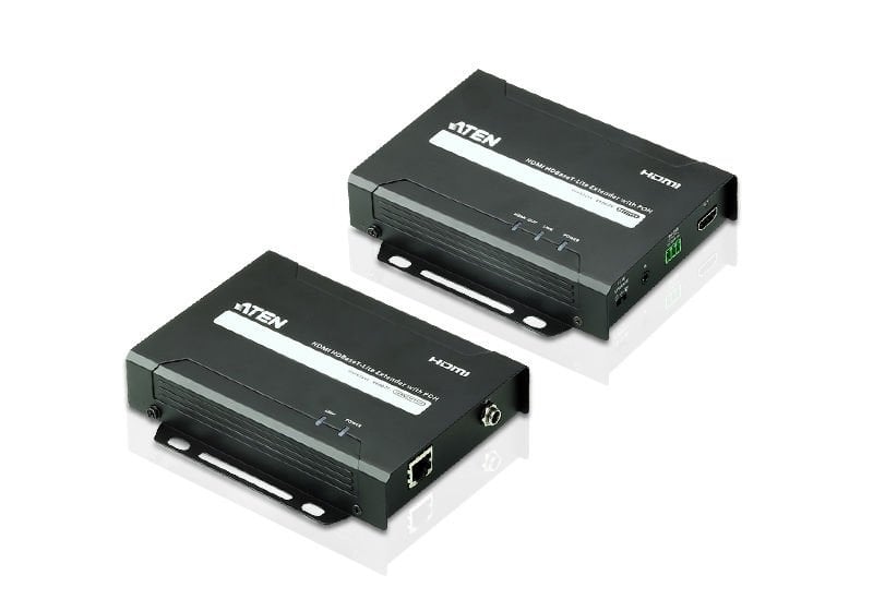 Aten Hdmı Hdbaset-Lite Sinyal Uzatma Cihazı, Poh Özellikli (4K@40M) (Hdbaset Class B)