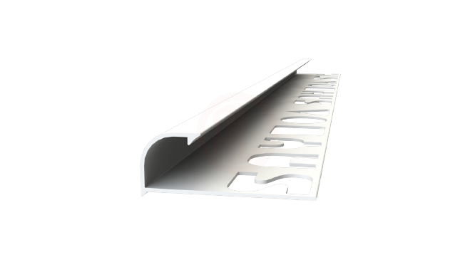 Say Pvc Lüx Dolu Dış Köşe Profili 2,70 Mt Pvc 10 mm Gri